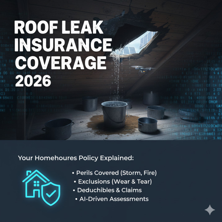 Roof Leak Insurance Coverage 2026: Your Homeowners Policy Explained