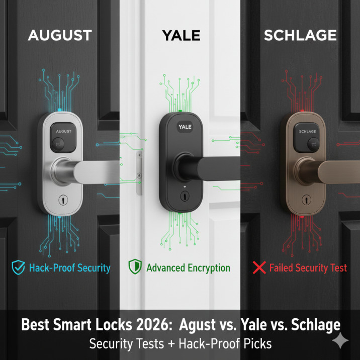 Best Smart Locks 2026: August vs. Yale vs. Schlage (Security Tests + Hack-Proof Picks)