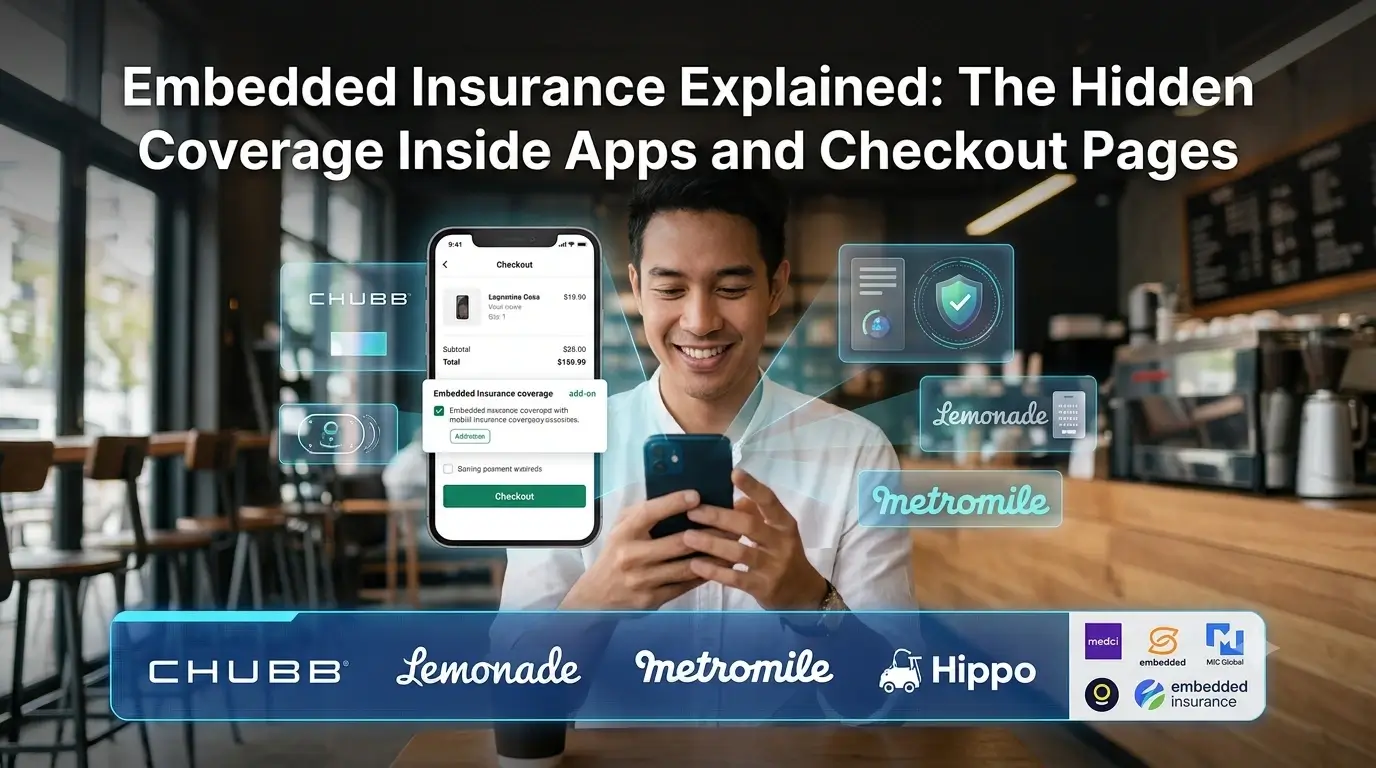Embedded Insurance Explained: The Hidden Coverage Inside Apps and Checkout Pages